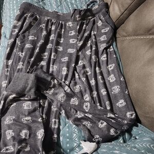 Cuffed pj bottoms coffee